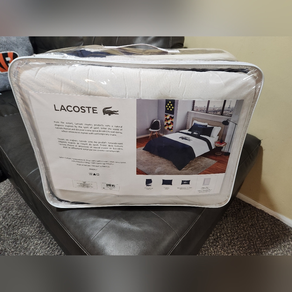 New Lacoste Twin Bed Set